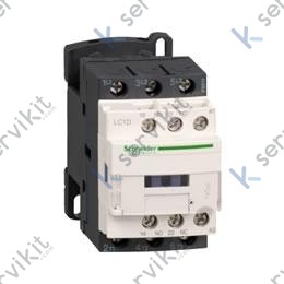 Contactor 230V 25A 3NO/1NC/1NO AC3 400V 4kW