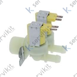 Electroválvula 2 vías 180º 24V Ac 3/4 Ø11.5mm