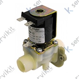 Electrovalvula 1 vía 180c 1-2-1-2 m-m 230v lavavajillas Muller