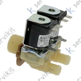 Electroválvula 2 vías 2x14mm lavavajillas Muller