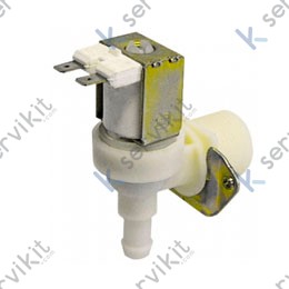 Electroválvula lavavajillas 1 vía 90c 24v ac 3-4 Ø11.5mm