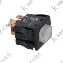 Pulsador cristal 30x22mm 230V SV/SL