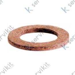 Junta plana fibra lavado 21x13x1mm Silanos