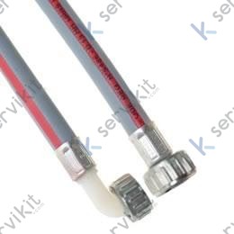 Manguera entrada agua lavavajillas 1.5m 90°C 3/4Hx3/4H