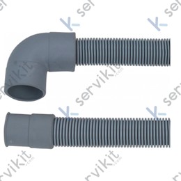 Manguera desagüe codo lavavajillas Ø2m 29x21mm