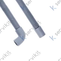 Manguera desagüe lavavajillas acodada Ø22mm 1.8m