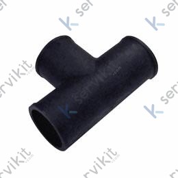 Manguito impulsión T plástico