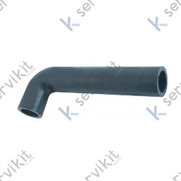 Manguito codo goma Ø54x38x8mm 270x80mm lavavajillas Fagor