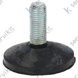 Pata goma anti-deslizante 10x30mm 43mm (4 uds)