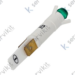 Piloto verde lavavajillas Comenda 5v dc 6mm lf-321