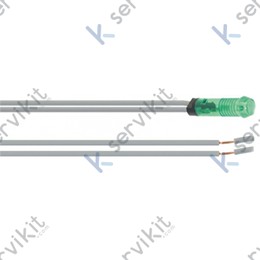 Piloto verde con cable 5.7mm 230V (2 uds)