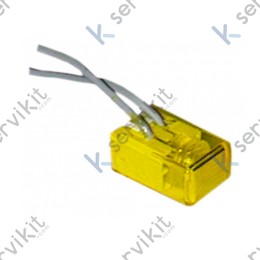 Piloto amarillo 19x15mm 230v de lavavajillas Aanussi ltb11-12