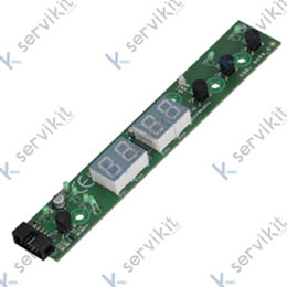 Placa electrónica lavavajillas KD60 L 185mm An 30mm tazas 4