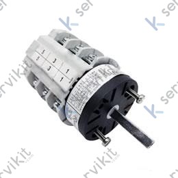 Interruptor 3 posiciones 6 contactos 400V 16A