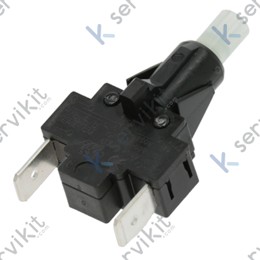 Pulsador unipolar Ø10mm lavavajillas