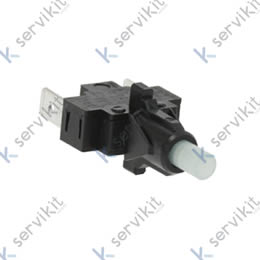 Unidad de pulsador 1NO 250V 16A empalme conector Faston 6,3mm