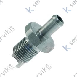 Racor presión corto 3-8 42mm Linea Blanca