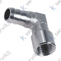 Racor codo 1-4 hembra tubo 12mm lavavajillas Silanos N1000