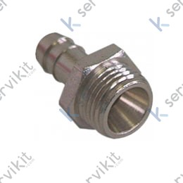 Racor portagoma 1-4 macho Ø9mm 35mm lavado de vajilla