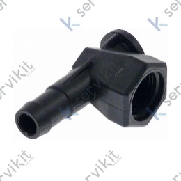 Racor conexión tubo lavado 1-2s Ø13mm lavavajillas Elframo d35