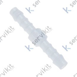 Racor unión plástico para tubo de Ø8mm lavavajillas industrial (02 uds)