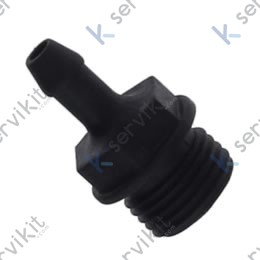 Racor salida dosificador 3/8" Ø6mm (2 uds)