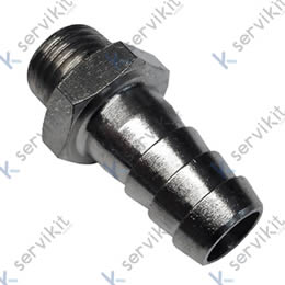 Racor Portagoma 1/4" Macho Ø12mm 35mm (2 uds)