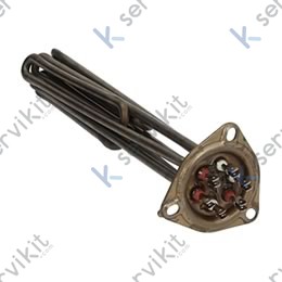 Resistencia calderín lavavajillas Zanussi 9000w 230v 345mm