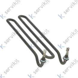 resistencia 2000W 230V espirales 1 L 318mm An 85mm H 26mm rosca M12x1 distancia de sujeción 77mm