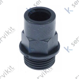 Racor soporte giratorio aclarado Línea Blanca 20.5x36mm