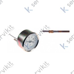 Teletermómetro 0-120c 60mm blanco lavavajillas industrial