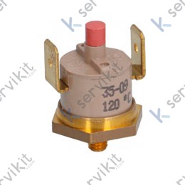 Termostato bimetálico lavavajillas 120c con tornillo m4