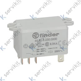 Relé 30A 230V Bipolar Conmutado