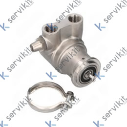 Bomba abrazadera inox 3/8"gas 400l/h by-pass