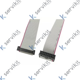 Cable plano pin 8x2 vías hembra 800mm