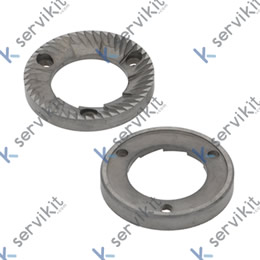 Fresa ø63,4x38.2x9 3 taladros derecha