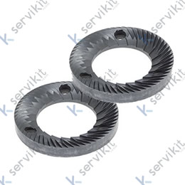 Par de muelas sentido de rotación derecho D1 ø 74mm int.ø 42,5mm H 9,2mm