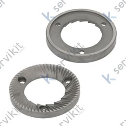 Muelas molino de café 75x44x9mm 3 taladros derecha Md 2000