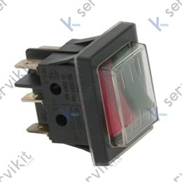Interruptor luminoso con pulsador 230v 16a molino Cunill