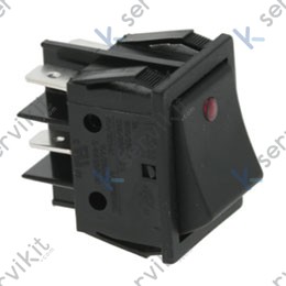 Interruptor con led rojo 30x22mm 230v 16a molino de cafe industrial