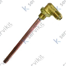 Tubo cobre inyector 1-4 conico cafetera Expobar