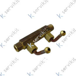 Tubo cobre union contadores volumétricos cafetera La Spaziale