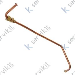 Tubo cobre llenado caldera cafetera Expobar 3-8x3-8 M-H