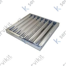 Filtro campana lamas 490x490x50mm AISI430