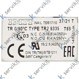 Termostato analógico 230v 0/90ºc 16a tipo:tr2