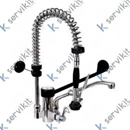 Grifo ducha 2 aguas monomando c/caño 600mm