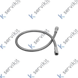 No hay imagen establecida Spiral wound Stainless Steel Flexible Hose L. 82cm F1/2 F1/2
